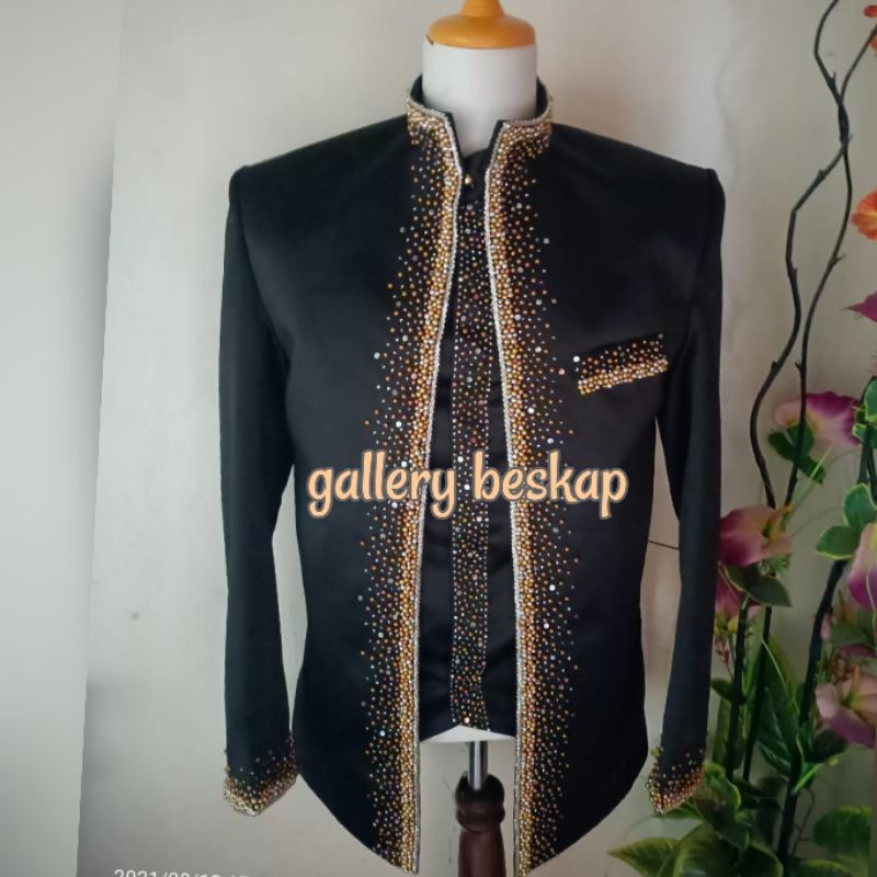 Beskap basofi pengantin muslim / jas pengantin / baju pengantin modern