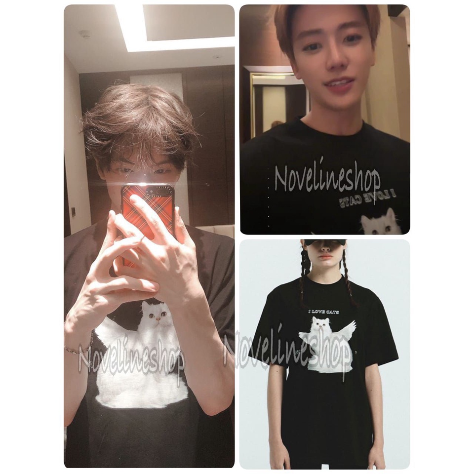 KAOS Korean nct jaemin i love cat YOU NOT KAOS KPOP BAJU ATASAN WANITA & PRIA KAOS KATUN COTTON COMB