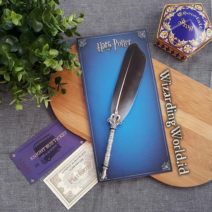 

OPEN RESSELER Pena bulu harry potter feather quill fountain dip pen hogwarts