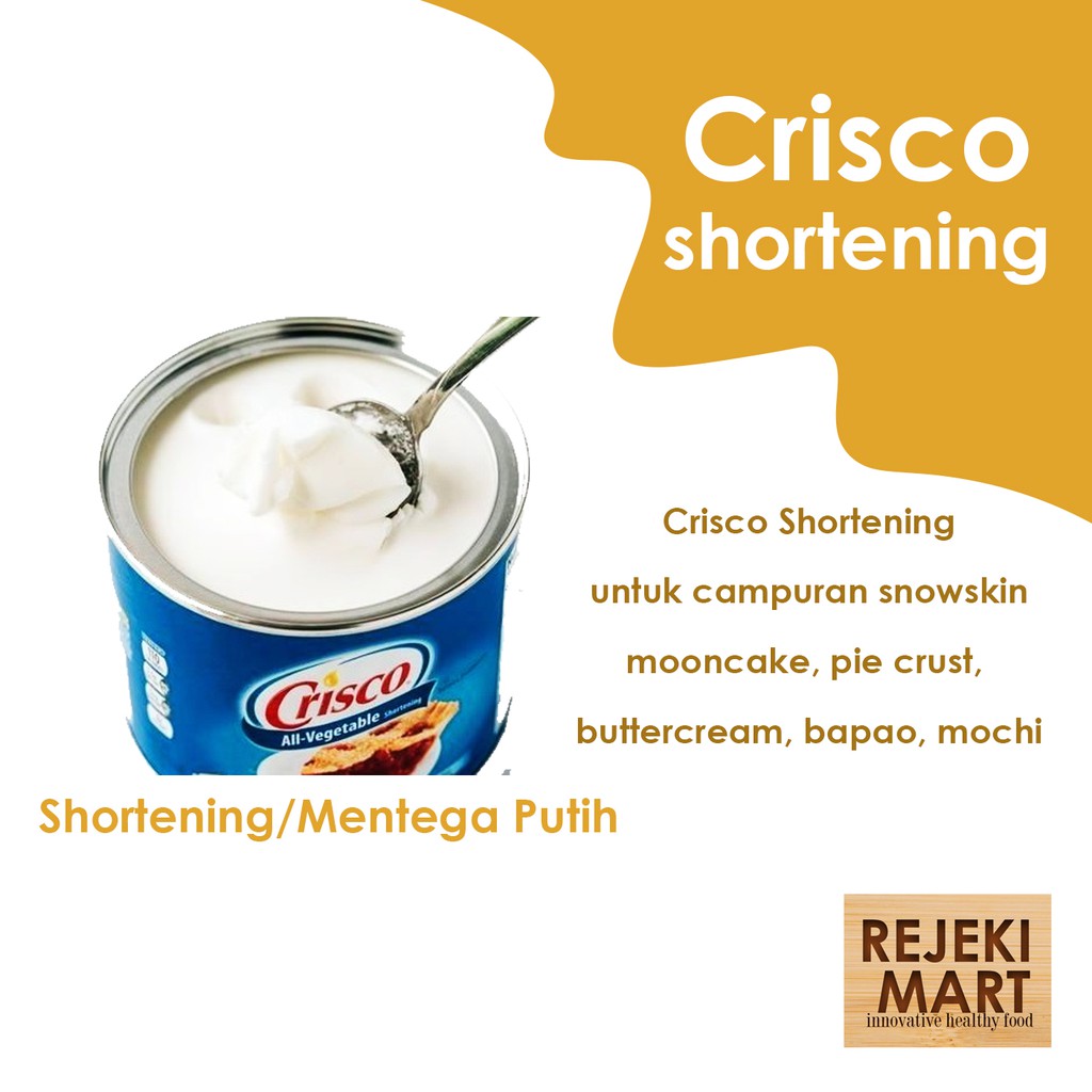 

200gr Crisco Shortening (mentega putih) Repacked