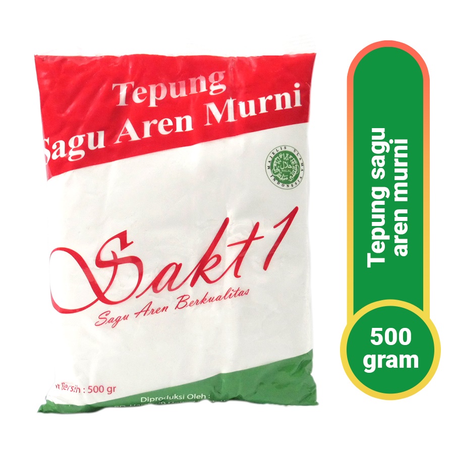 

Tepung Sagu Aren Murni SAKTI/SAKT1 (500 gr)