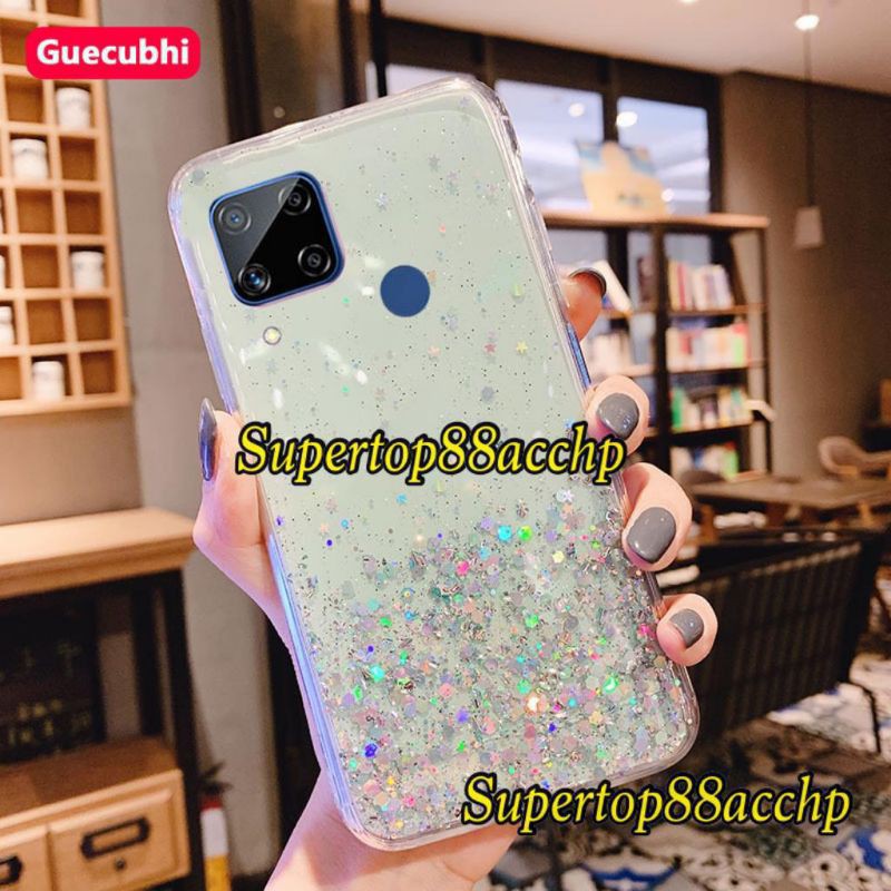 Xiaomi Redmi 9C Casing Soft Case Tpu Bahan Premium Glitter Glossy