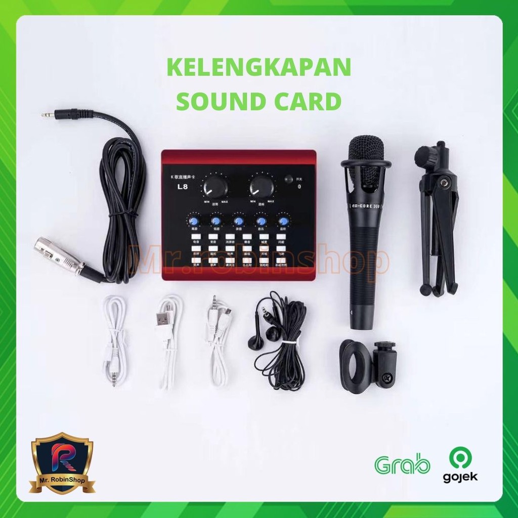 Live Broadcast Sound Card Set Mobile Phone Computer