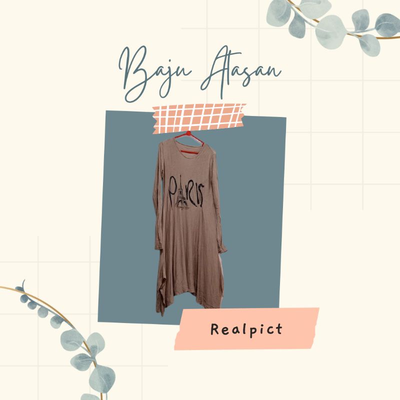 Baju atasan tunik murah bekas