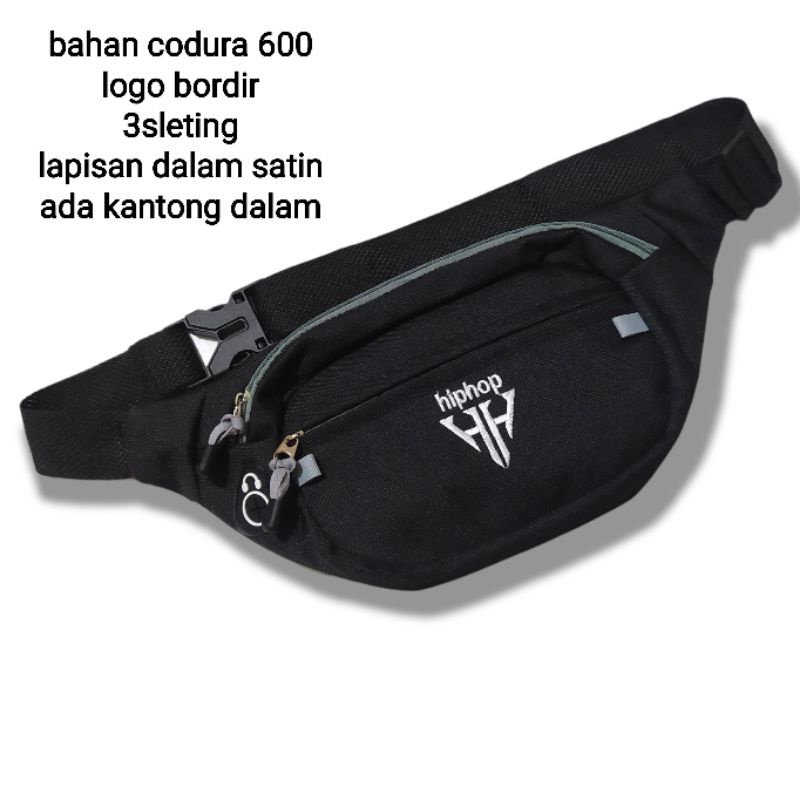 Tas slempang selempang WaistBag Pria Gaul Terbaru bisa pinggang dan bahu TNF the nort face