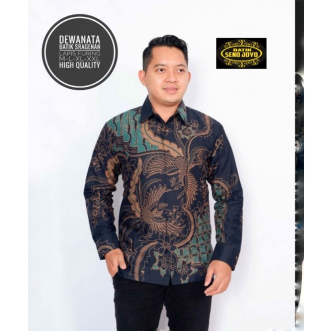 Batik Pria Lengan Panjang Dewanata Full Furing Senojoyo