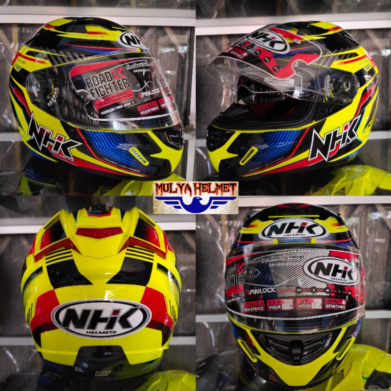 HELM NHK GP1000 MOTIF PLASMA ROAD FIGHTER RACING