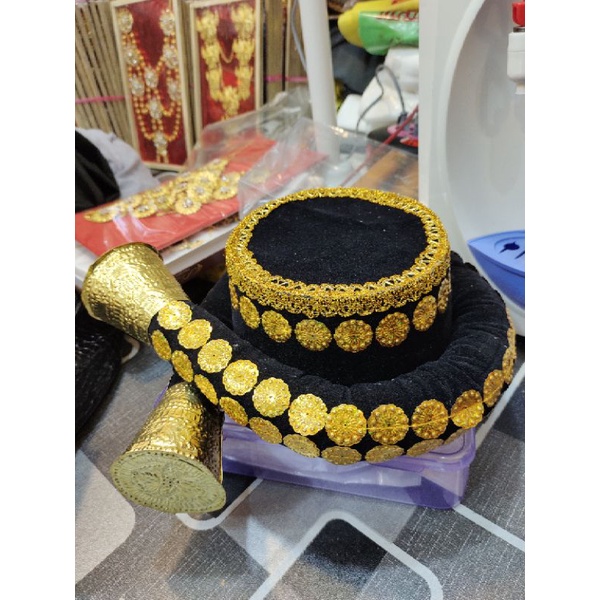 topi penganten cowok Mandailing.