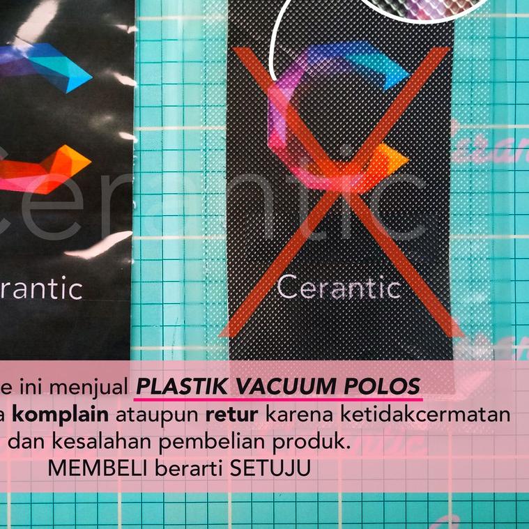 

♩ Plastik Vacuum POLOS 17x25 / Plastic Vacum Bag 17 x 25 cm isi 100 ➷