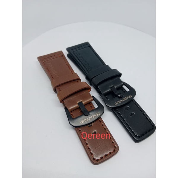 Setrap Tali Jam Tangan seven friday Tali Jam Tangan kulit 28mm Jual strap tali jam tangan free bezel