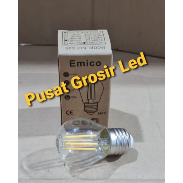 Lampu Filamen Emico 4 Watt Warmwhite