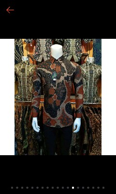 Kemeja Batik Slimfit Traditional Butik Top Brand // Size Standar & Jumbo