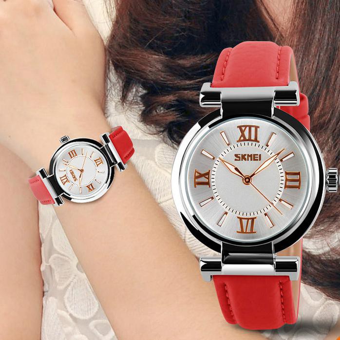 Promo Jam Tangan Wanita Skmei Casio Original Jam Tangan Skmei Tahan Air 30M - Hitam