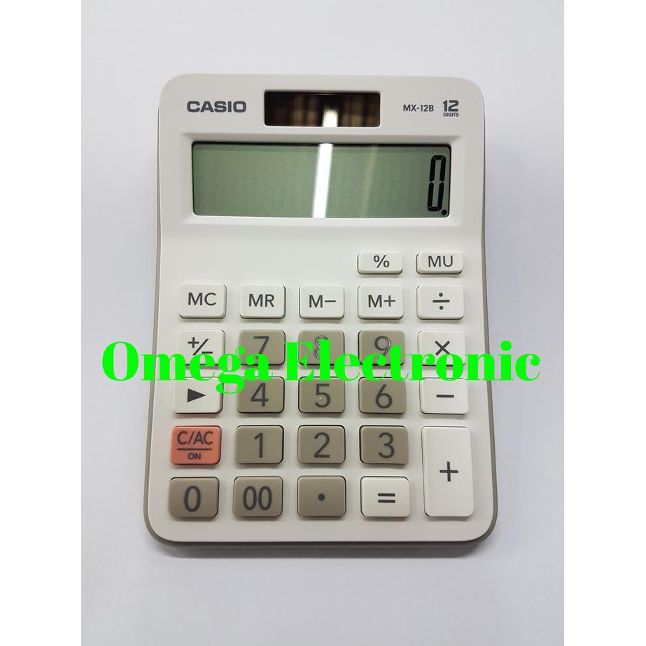 

ITERMURAHl Casio Calculator MX-12B - Kalkulator Meja Office Desktop MX 12B ICLQl