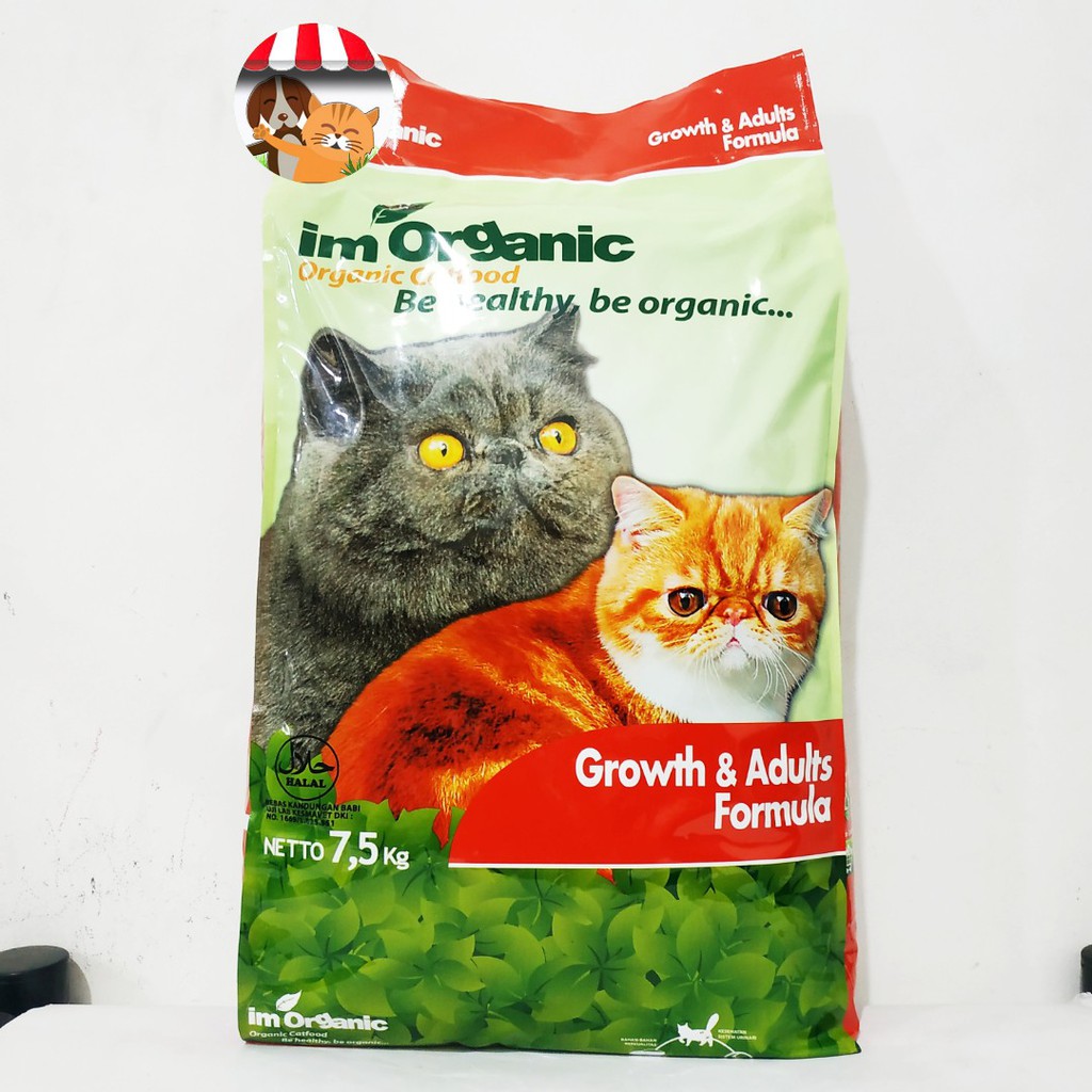 Im Organic Catfood Growth and Adult 7.5 kg - Makanan Kucing Dewasa