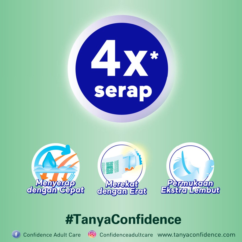 Confidence Classic Day L7 - Confidence Popok Perekat Classic L 7