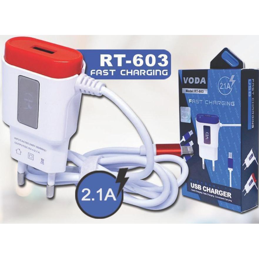 BOS - TC VODA RT-603 1PORT USB + KABEL LIGHTNING/IPHONE | CHARGER CASAN