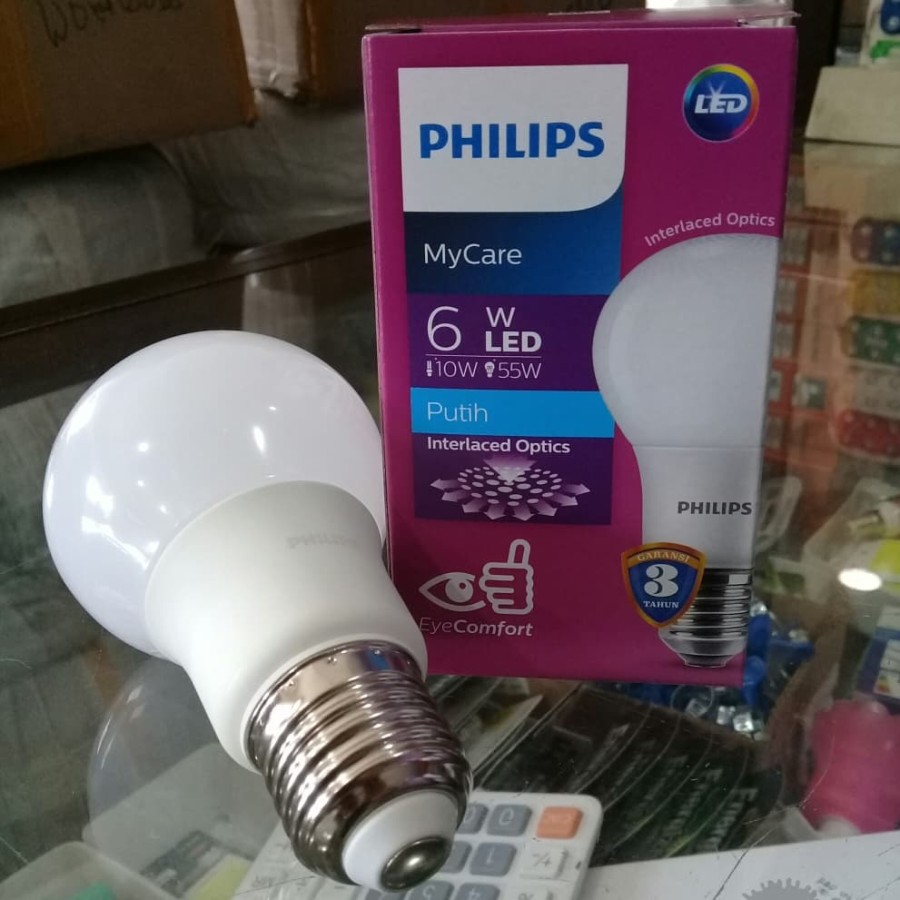 Lampu LED Philips 6w  MyCare