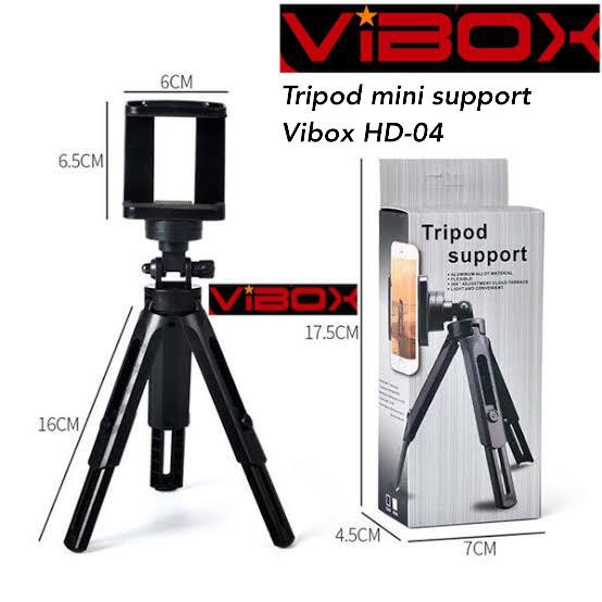 TRIPOD MINI SUPPORT FOR SMART PHONE DAN RING LIGHT VIBOX HD04 &amp; HD30