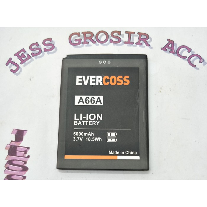 Baterai Battery Evercross Evercoss Cross A66A Double Power 5000Mah - Hitam