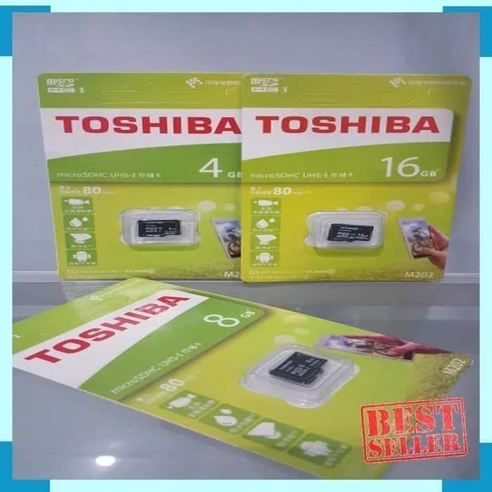 Memori Card Toshiba 2GB 4GB 8GB 16GB 32GB 64GB Micro SD card Memori Hp Toshiba