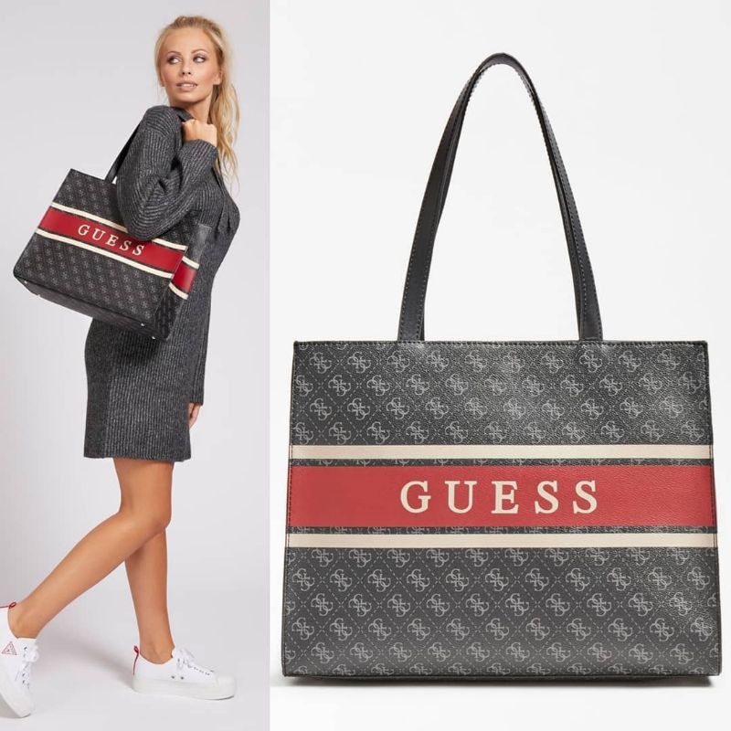 7.7 SALE |  GUESSS Monique Logo Printed Tote