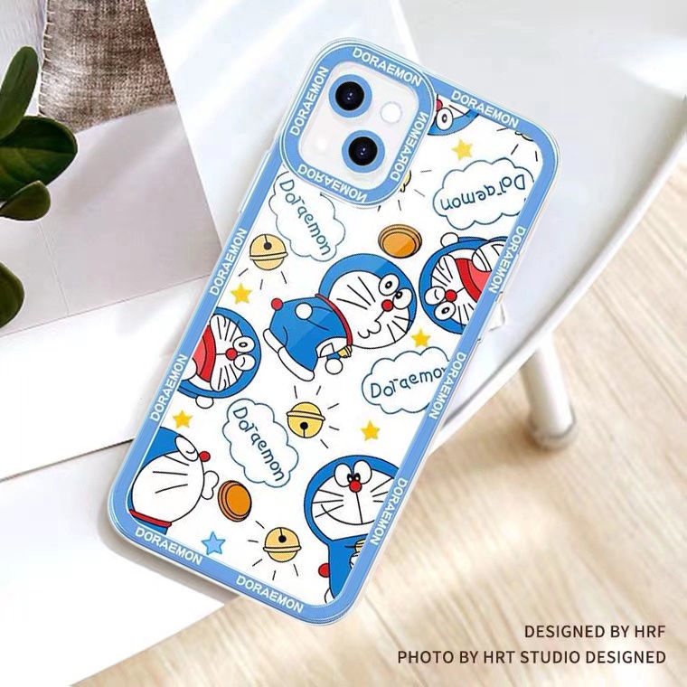 Soft Case Silikon TPU Transparan Motif Kucing Cantoon Untuk Iphone 13 12 Mini 11 10 Pro XS Max X XR 8 7 6 6S Plus SE 2020