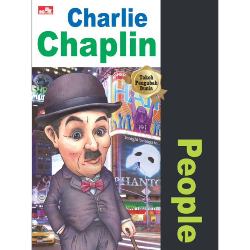 Buku komik anak edukasi tokoh pengubah dunia why? people - charlie chaplin