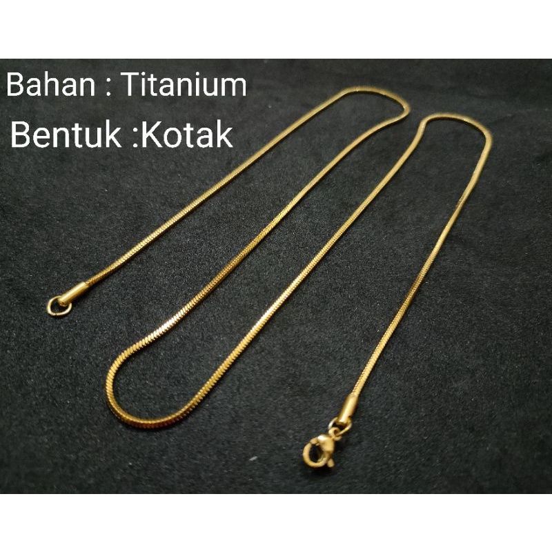 kalung gold titanium asli model kotak