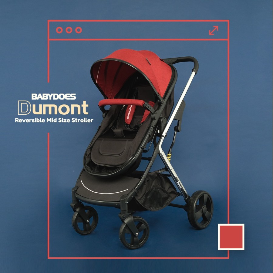 Makassar ! Stroller / Kereta Dorong Babydoes DUMONT Reversible Medium Size