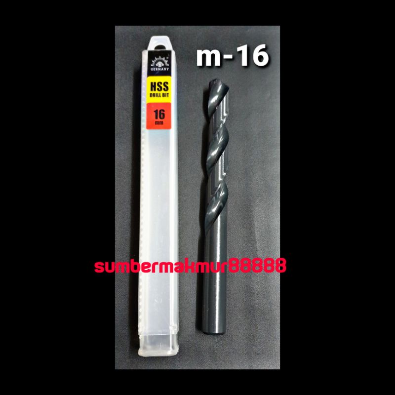 Mata bor besi 16mm tjap mata