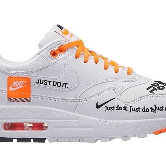 NIKE AIRMAX 1 JUST DO IT WHITE | Shopee 