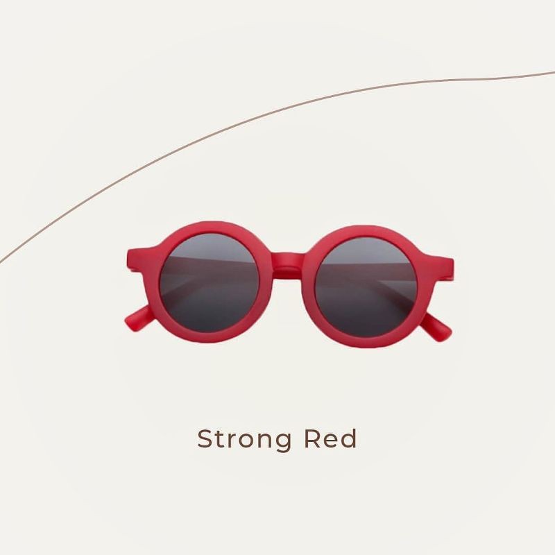 Kacamata anak | kacamata baby | around sunglasess | kacamata kekinian-Strong red