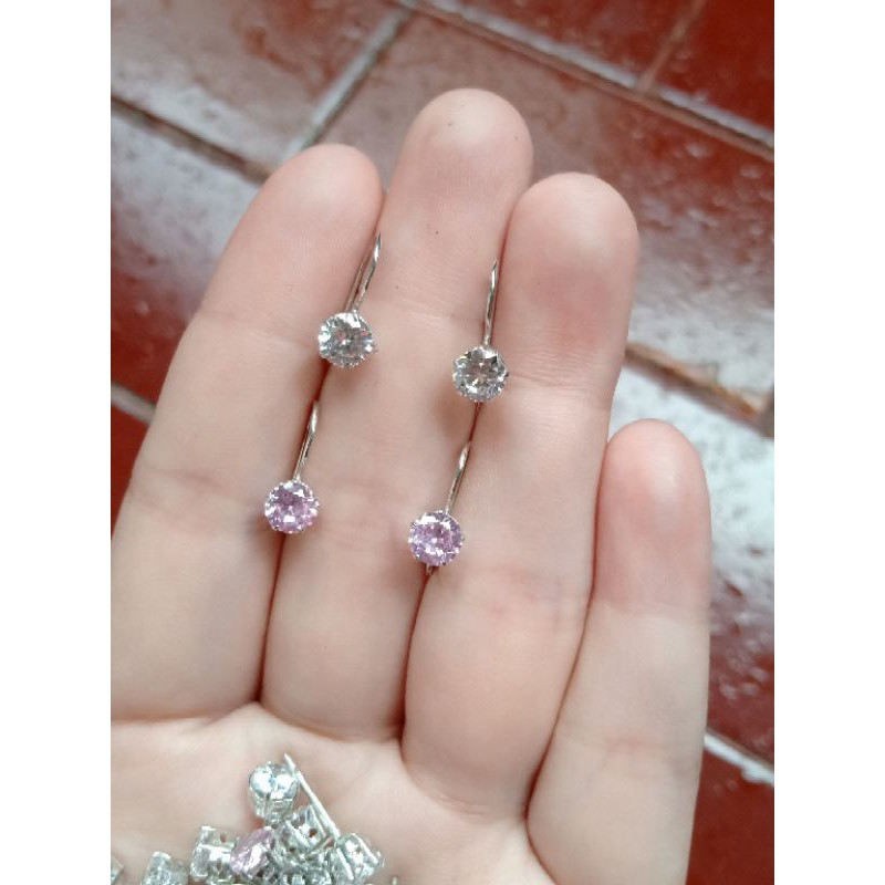 anting kait desy solitaire mp S925