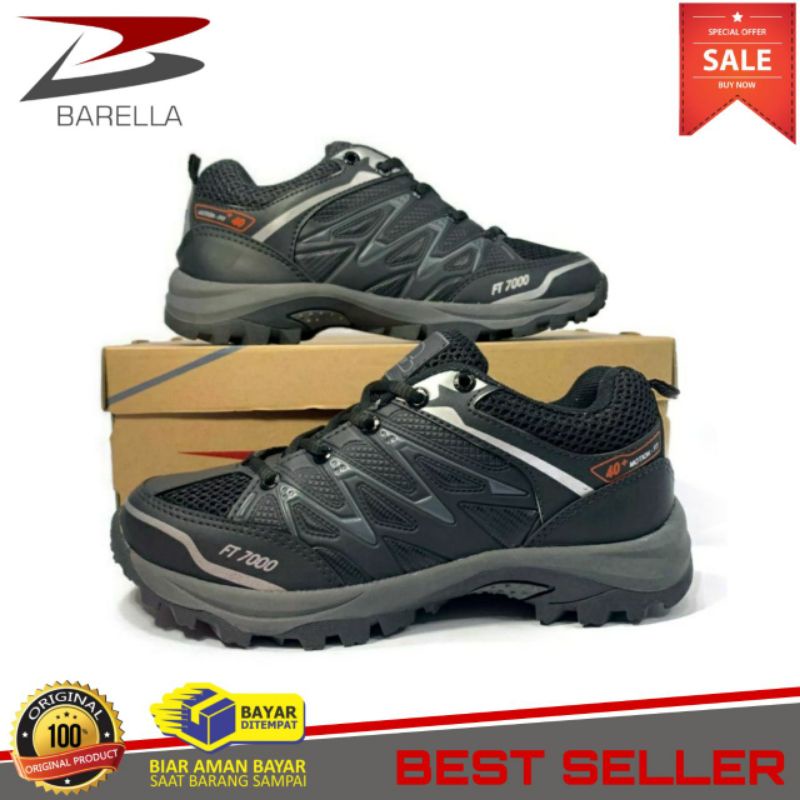 BARELLA sepatu pria trecking FT 700-sneaker kasual sport