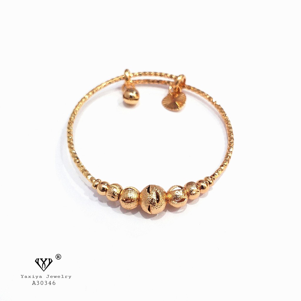 

Gelang Tangan Anak Lapis Emas Perhiasan Imitasi Yaxiya Jewelry 554