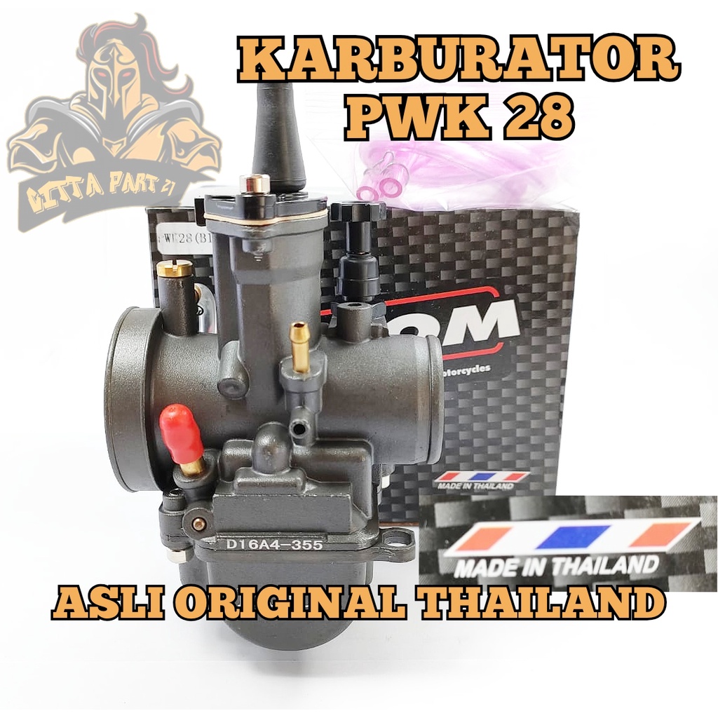 KARBURATOR CARBURATOR PWK 28 BLACK ASLI 100% ORIGINAL THAILAND KUALITAS DIJAMIN MANTAP MUDAH SETTING TIDAK BANJIR DAN BREBET UNTUK SEMUA JENIS MOTOR