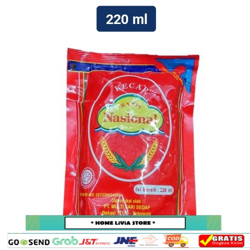 

Kecap Nasional Manis 220 mL