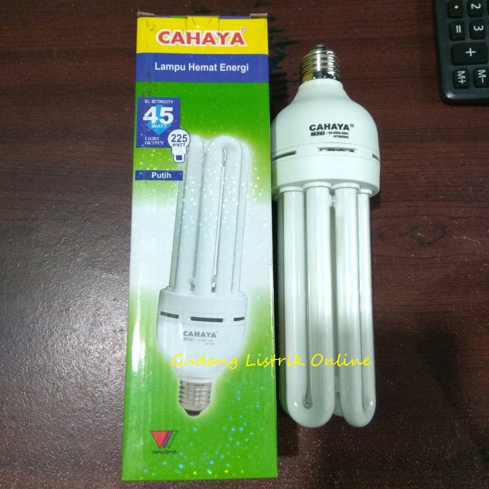 LAMPU JARI LAMPU PLC LAMPU LILIN 4U CAHAYA 45 Watt 4U Cool Daylight