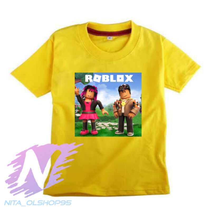 kaos anak roblox baju karakter roblox terbaru