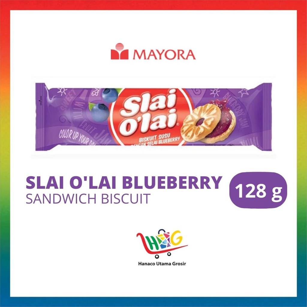 Roma Slai O'Lai Roll Strawberry /Pineapple /Blueberry 128gr [ 1 PCS ]