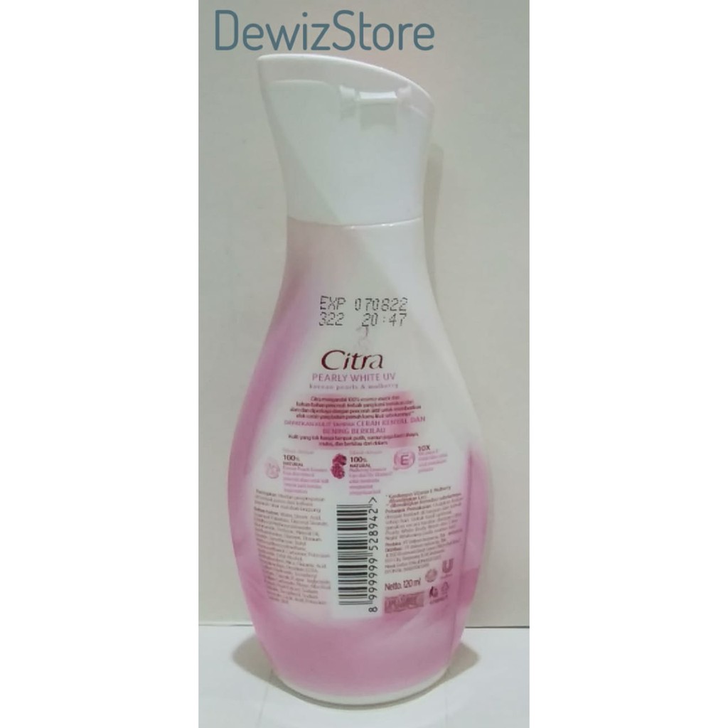 CITRA HAND AND BODY LOTION PEARLY GLOW UV - 120ML