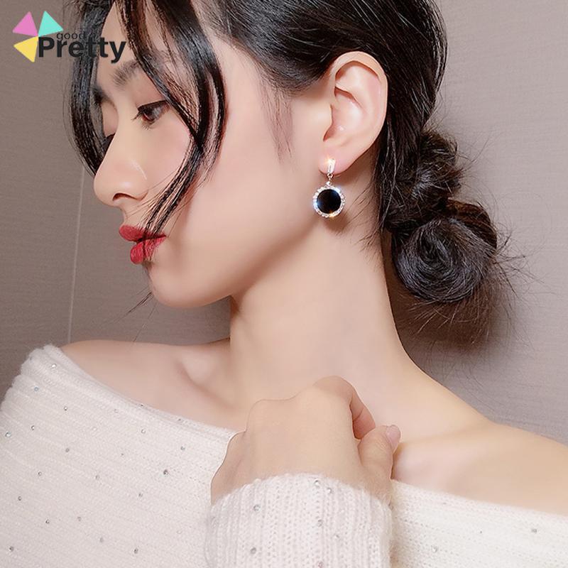 S925 Silver Needle Earrings Temperamen Fashion Kepribadian Anting Geometris Anting Wanita - PD