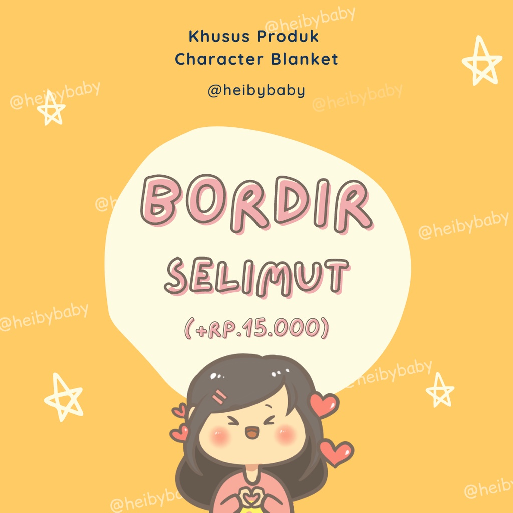 Character Baby Blanket / Selimut Topi Karakter / Selimut Bayi / Kado Bayi / Kado Lahiran