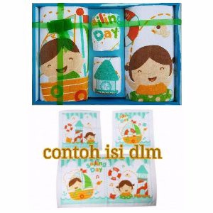 TERMURAH Kiddy Set Handuk Bayi Towel Gift Set Paket Handuk Saputangan Bayi