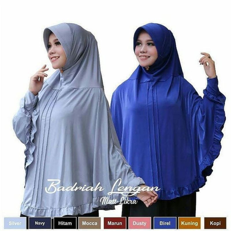 JILBAB LENGAN BAHAN JERSEY LICRA PAD BUSA