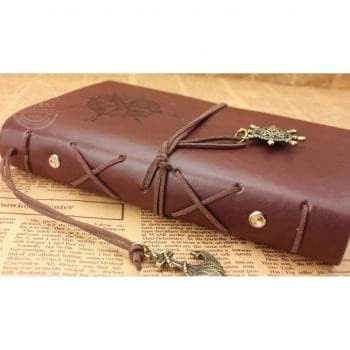 

Hadir Buku Catatan Binder Kulit Retro Pirate Warna Coffee Omot2Mcf Promo