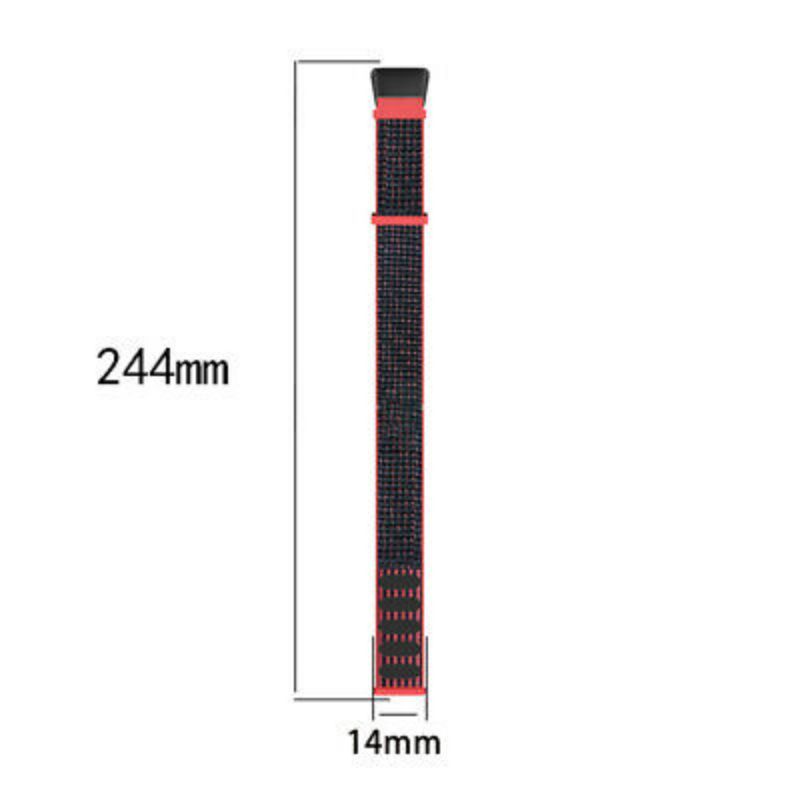 Silvertech Strap Nylon Untuk Huawei Band 7  Band 6 Honor Band 6 Band 7 Nylon strap Tali Pengganti Nylon Untuk Huaweii Band 6 Model Klip