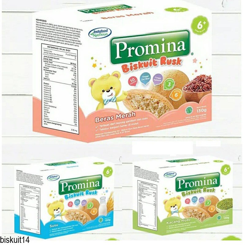 PROMINA BISKUIT RUSK USIA 6+ - BISKUIT BAYI MPASI PROMINA RUSK - BISKUIT PROMINA MPASI BISKUIT14