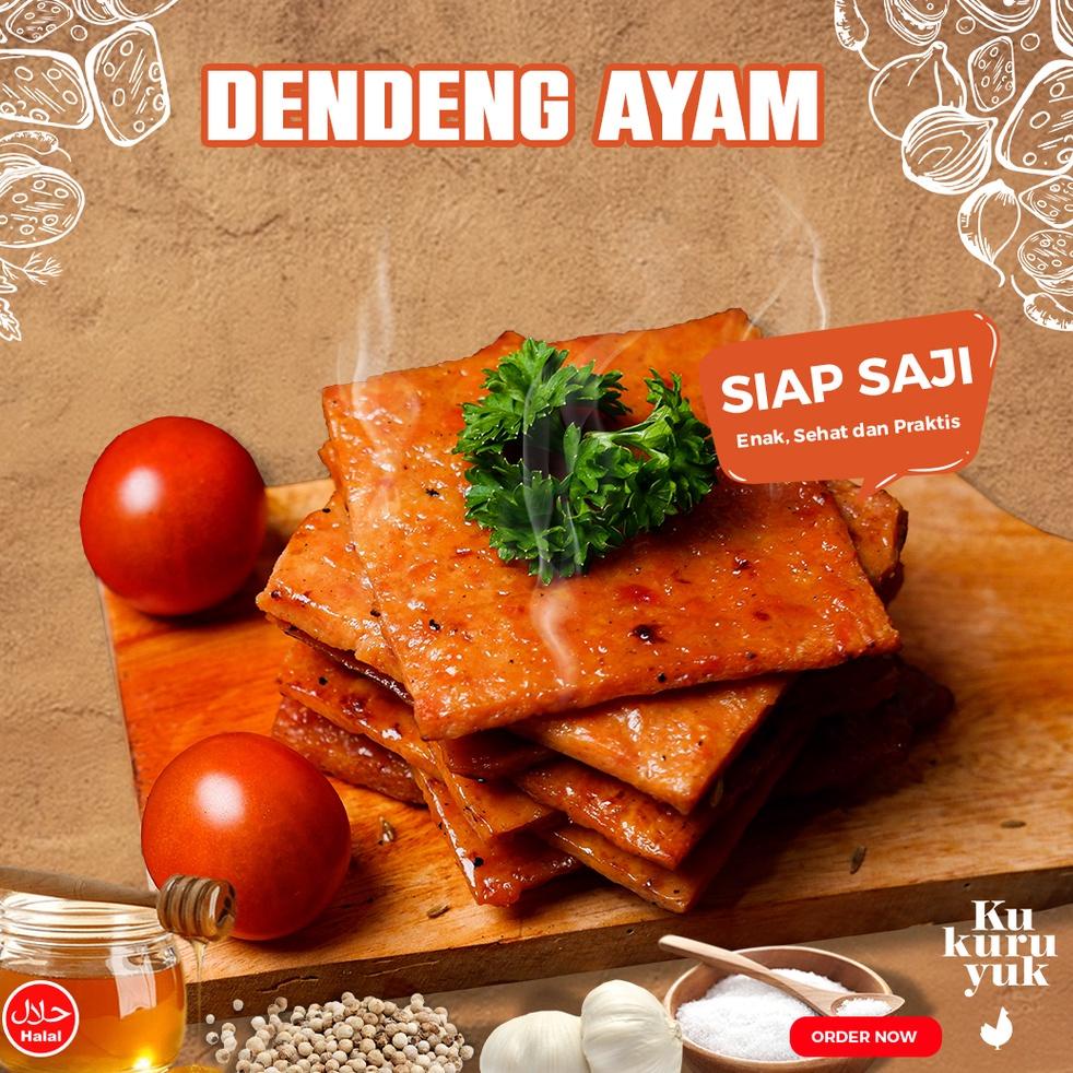 

Diskon.. [PREMIUM] Dendeng Ayam Kukuruyuk Makanan Siap Saji - 200 Gram KQI